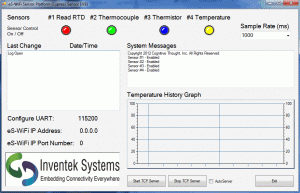 PSCO Wireless Temp Sensor Application