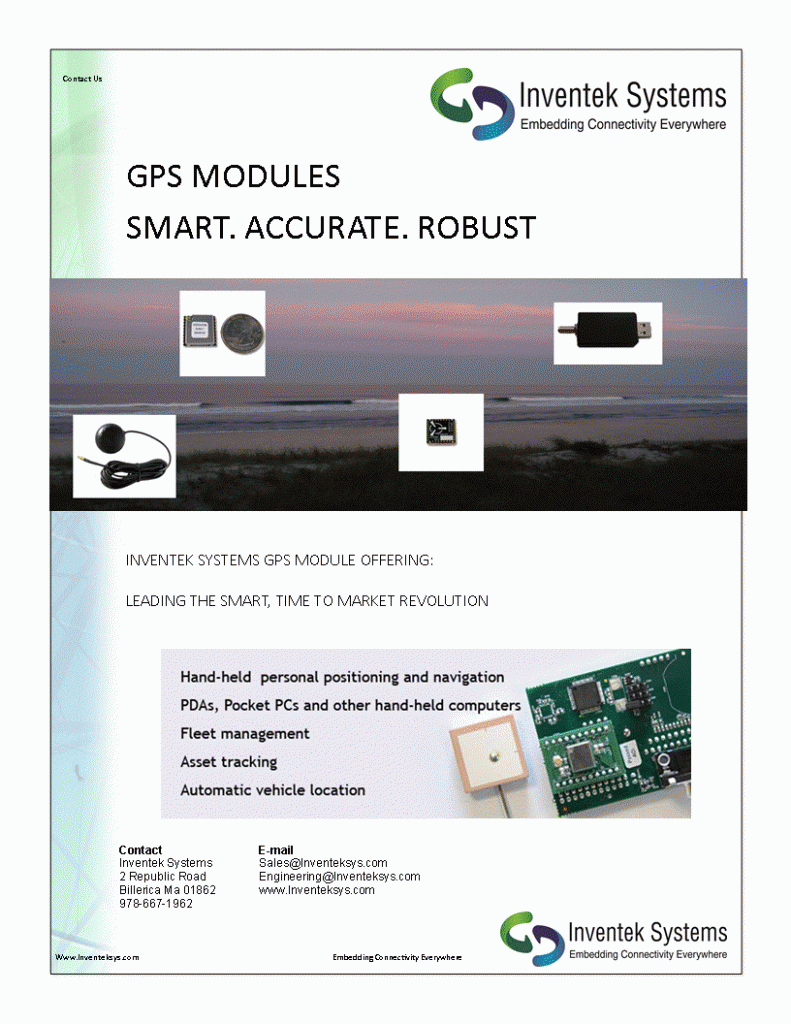 GPS modules Smart Accurate Robust